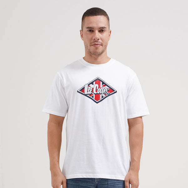 Lee Cooper T-Shirt Diamond Union White