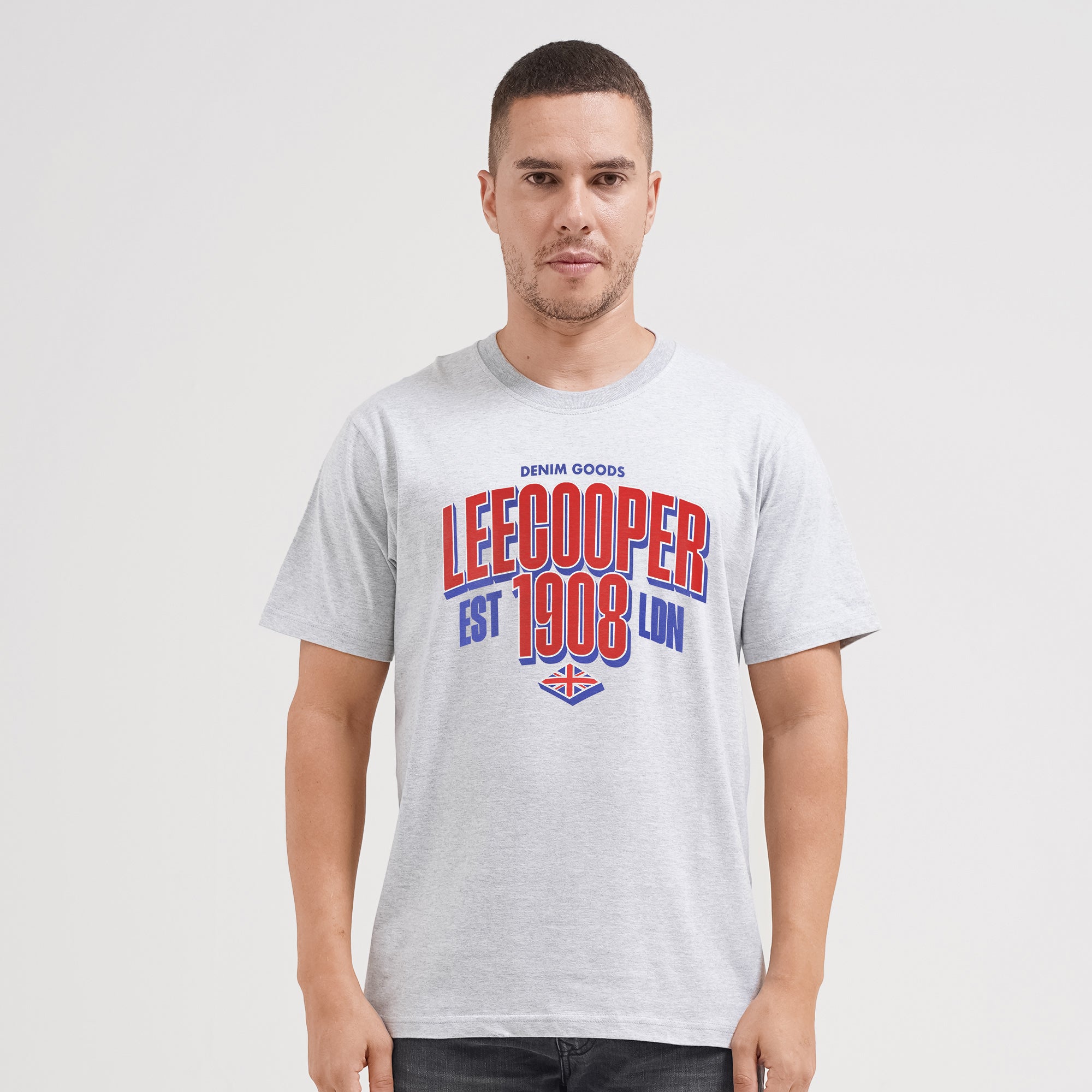 Lee Cooper T-Shirt LC College Union Misty 71