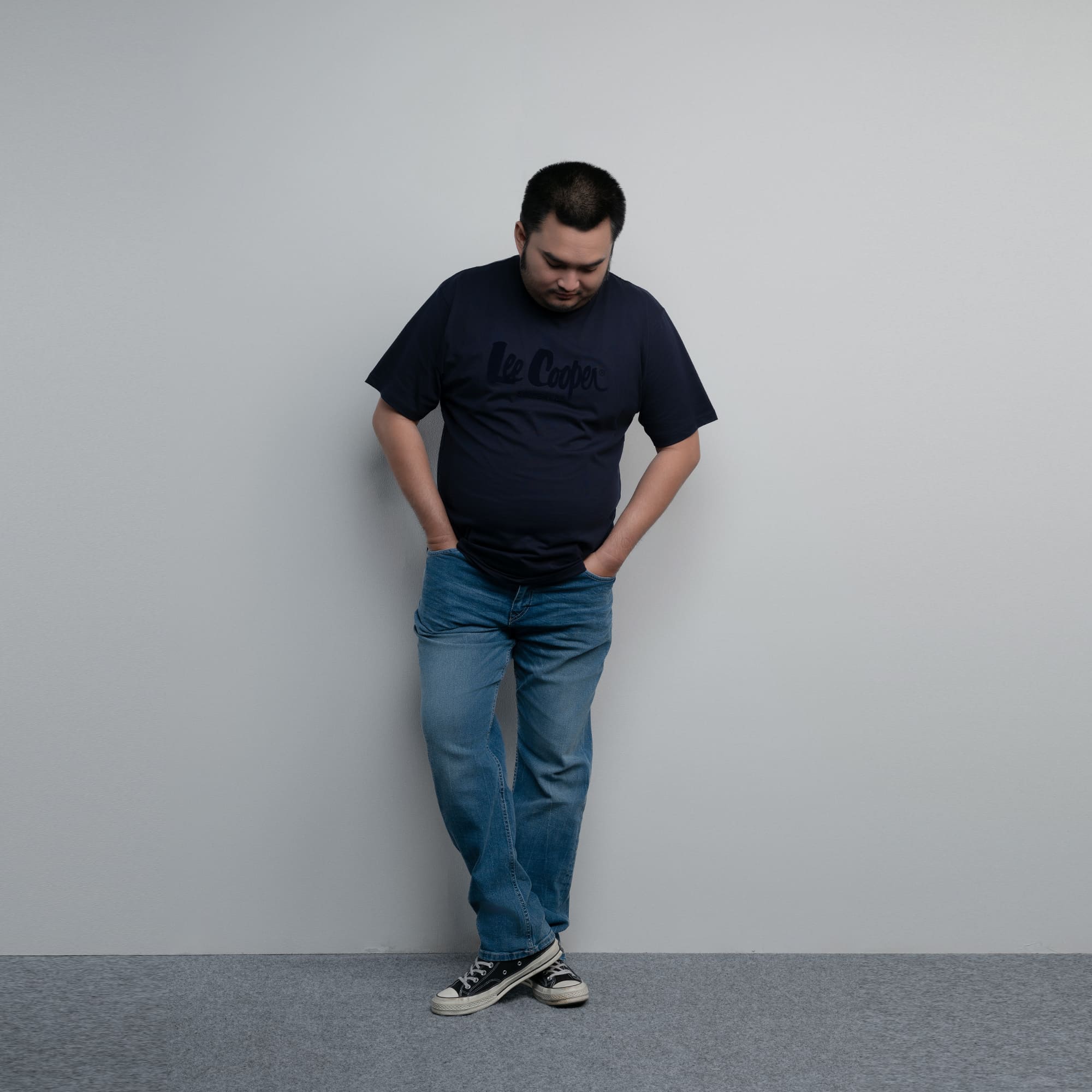Lee Cooper Tapered Fit Jeans Arthur Worn Light Blue Steel