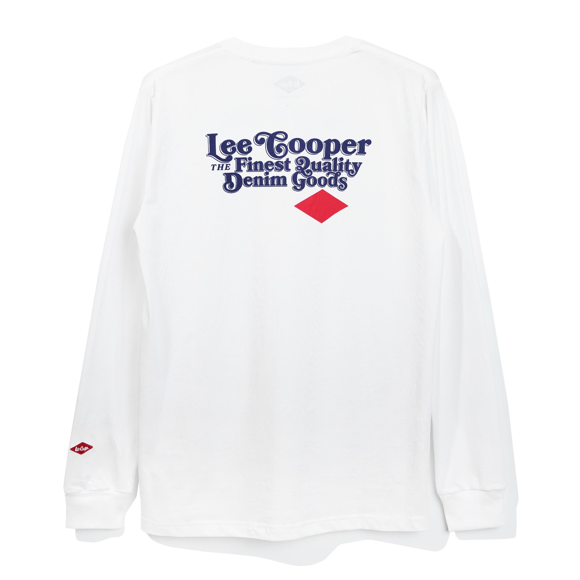 Lee Cooper Long Sleeve Denim Good Script White