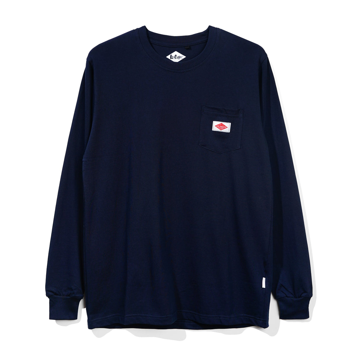 Lee Cooper Long Sleeve Label Logo Long Navy