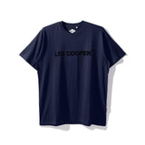 Lee Cooper T-Shirt Sans Serif Typo Navy