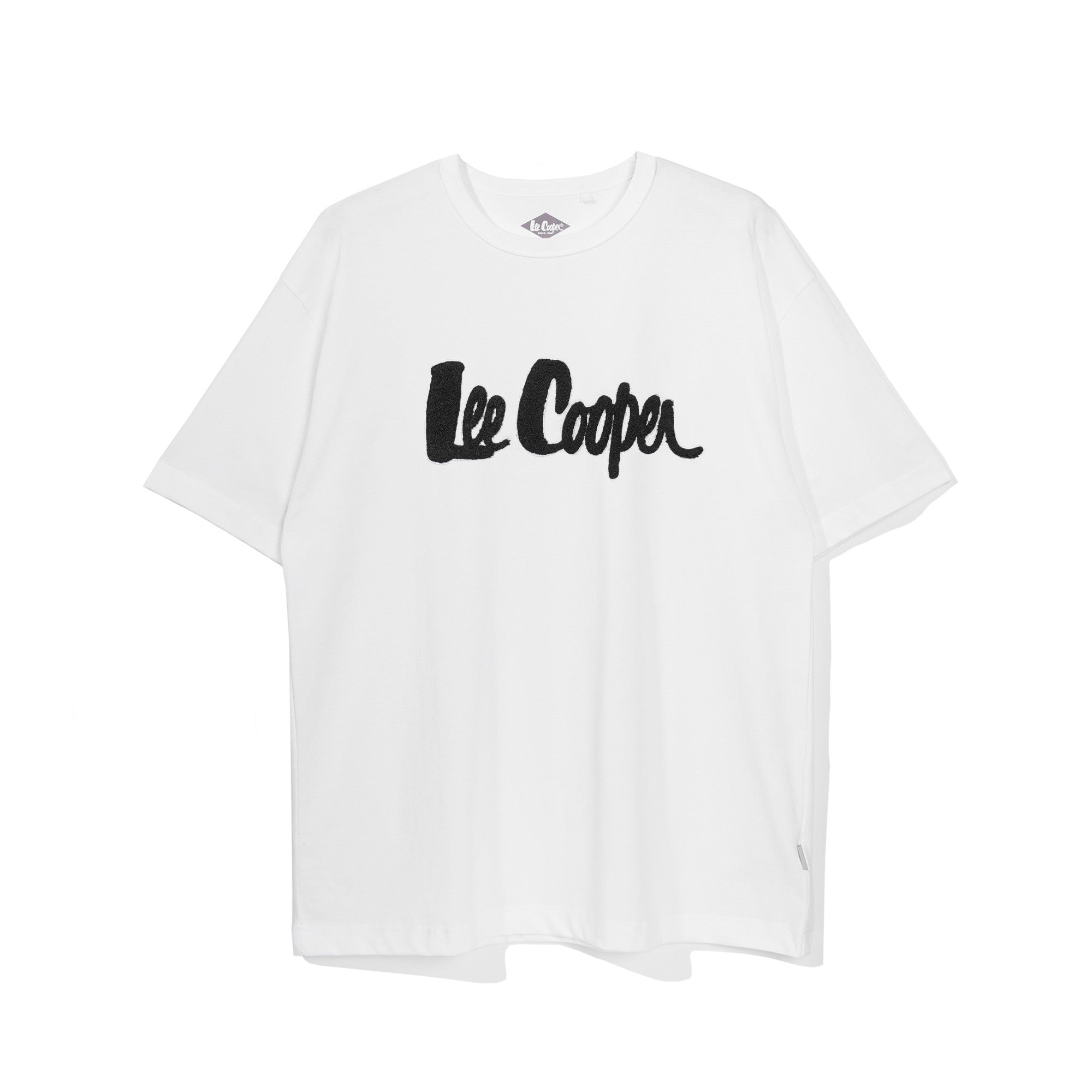 Lee Cooper T-Shirt Bold Logotype White