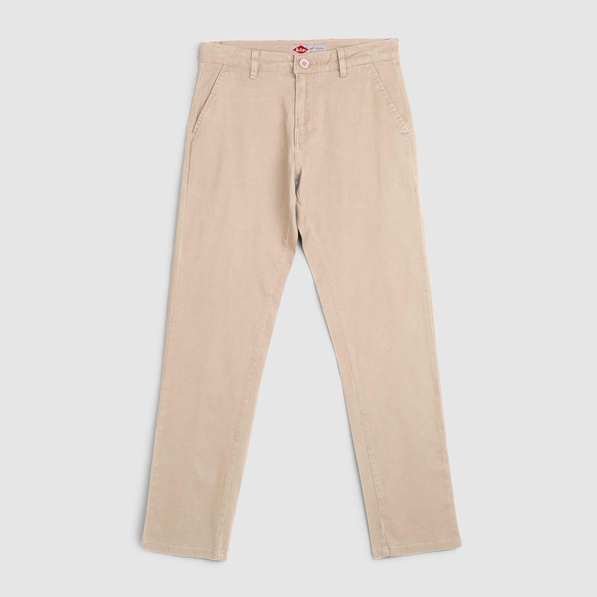 Lee Cooper Slim Fit Long Chino Abe Cream