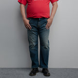 Lee Cooper Tapered Fit Jeans Arthur Worn Dark Blue Deep