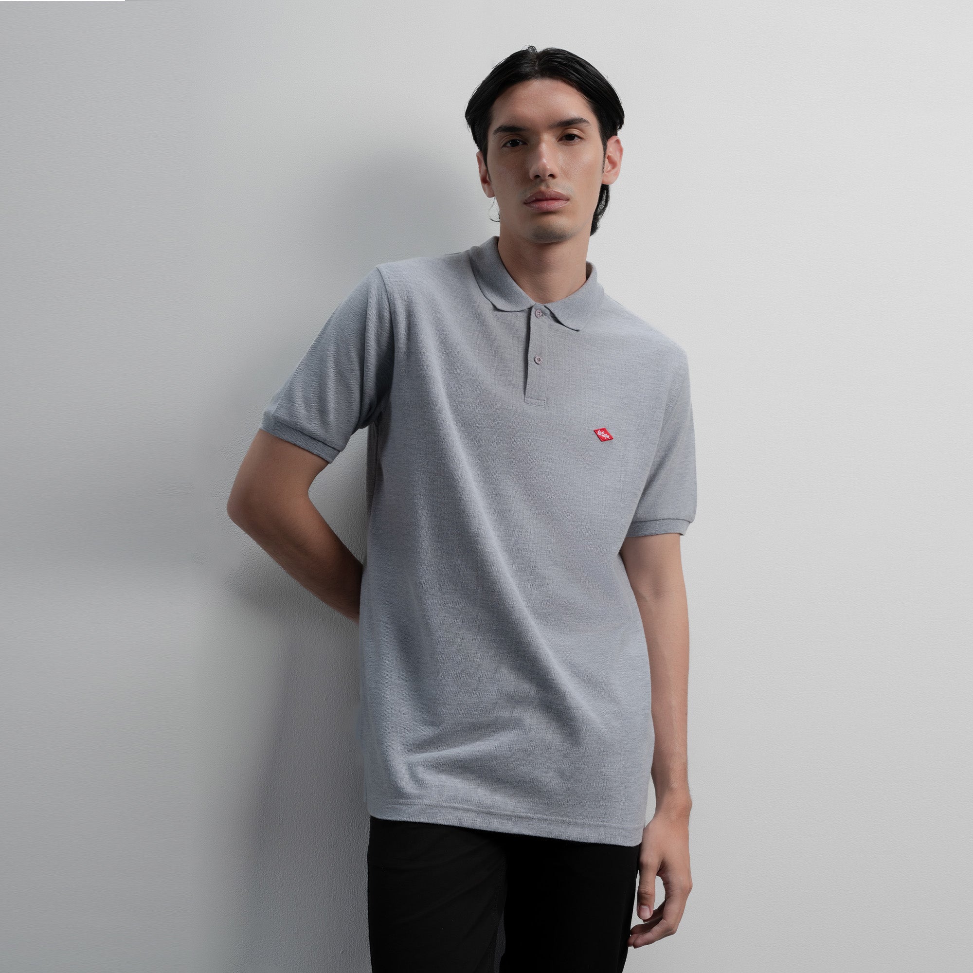 Lee Cooper Polo Shirt Logo Diamond Red Misty 71