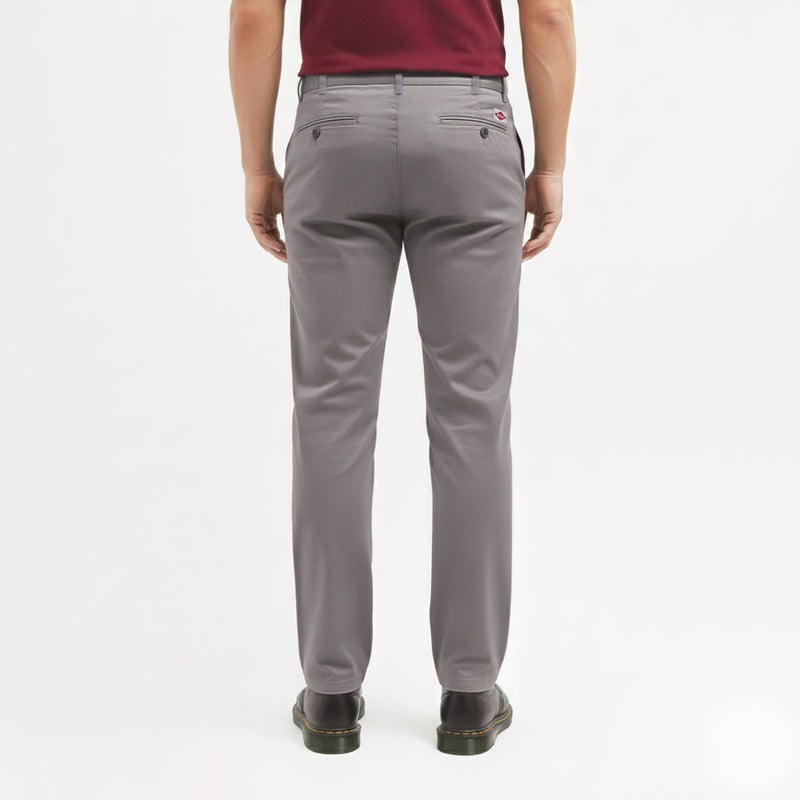 Lee Cooper Slim Fit Long Chino Abe Medium Grey