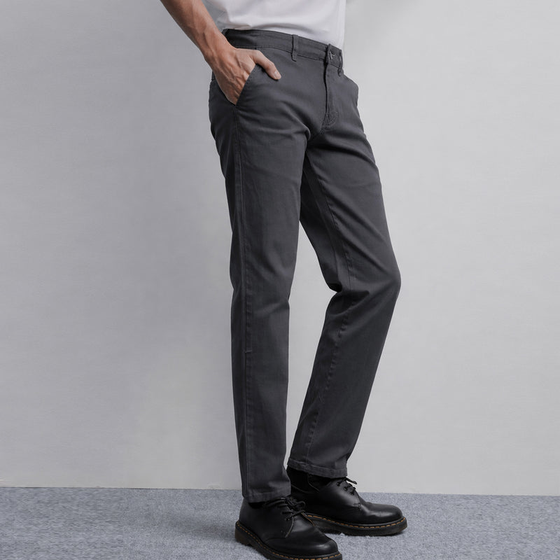 Lee Cooper Long Chino Logan Grey