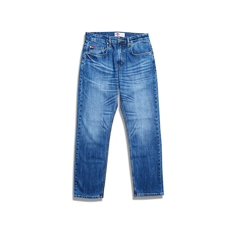 Lee Cooper Tapered Fit Jeans Arthur Worn Medium Blue Zone