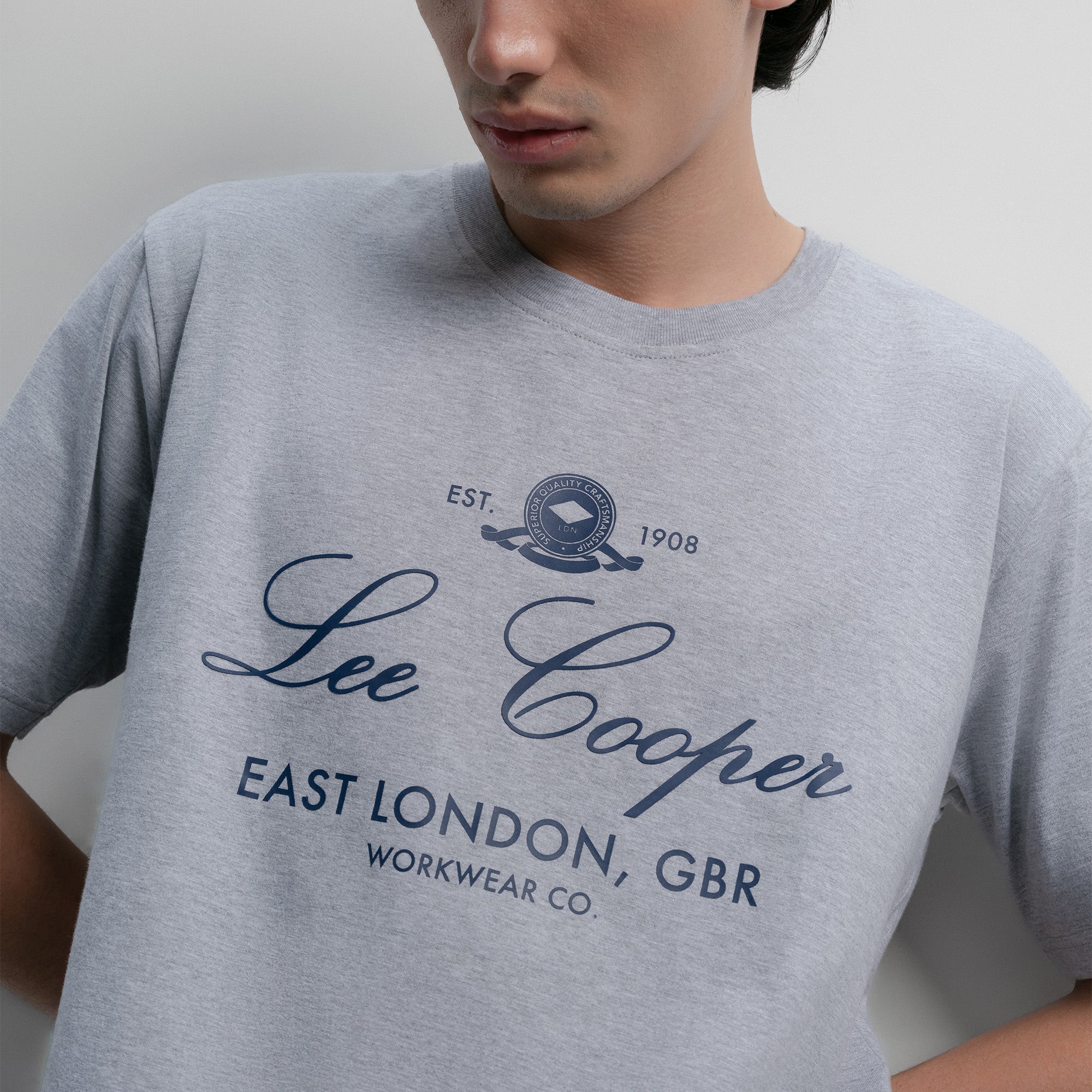 Lee Cooper T-Shirt London Crest Misty 71