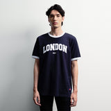 Lee Cooper T-Shirt London Team Ringer Navy