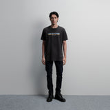 Lee Cooper T-Shirt Retro Chrome Typography Black