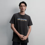 Lee Cooper T-Shirt Retro Chrome Typography Black