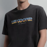 Lee Cooper T-Shirt Retro Chrome Typography Black