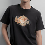 Lee Cooper T-Shirt Logotype Plane Black