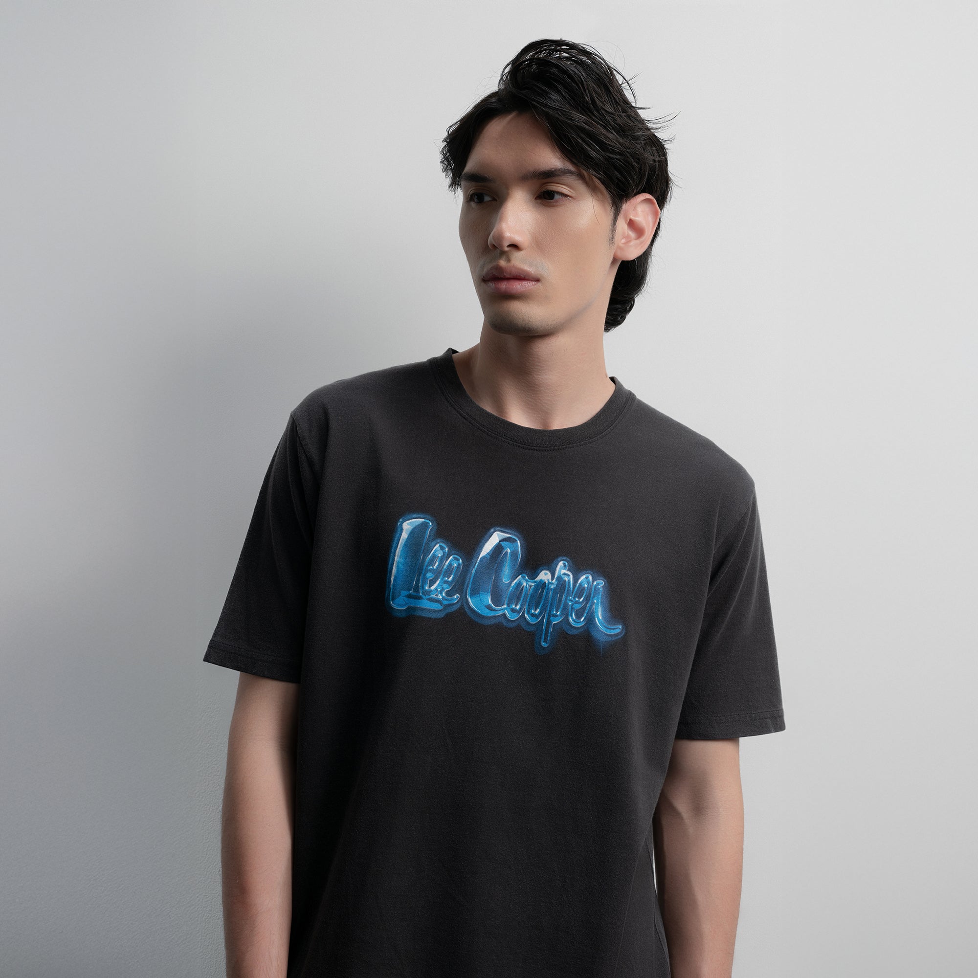 Lee Cooper T-Shirt Crystal Logotype Black