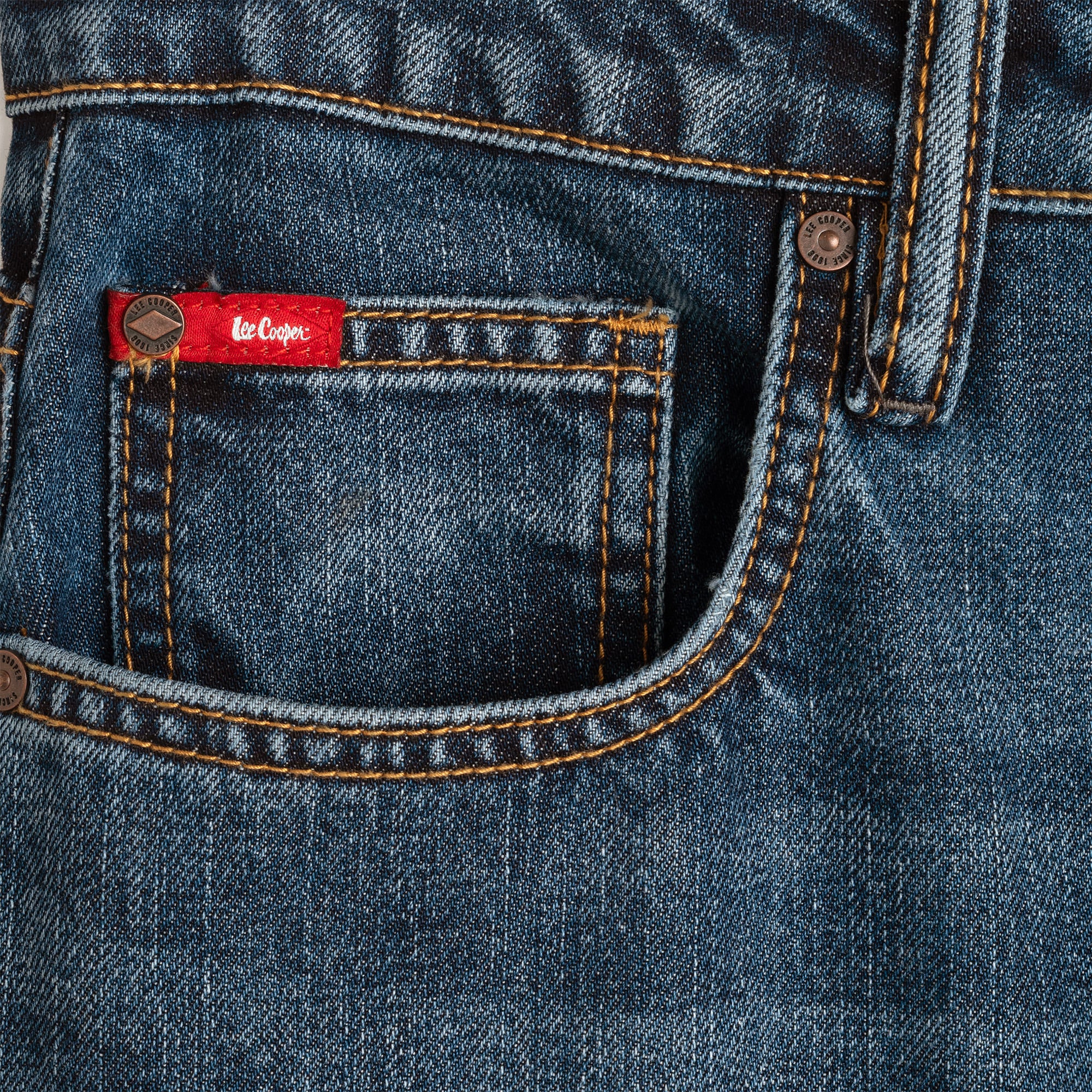 Lee Cooper Jeans Arthur Worn Medium Blue Toon
