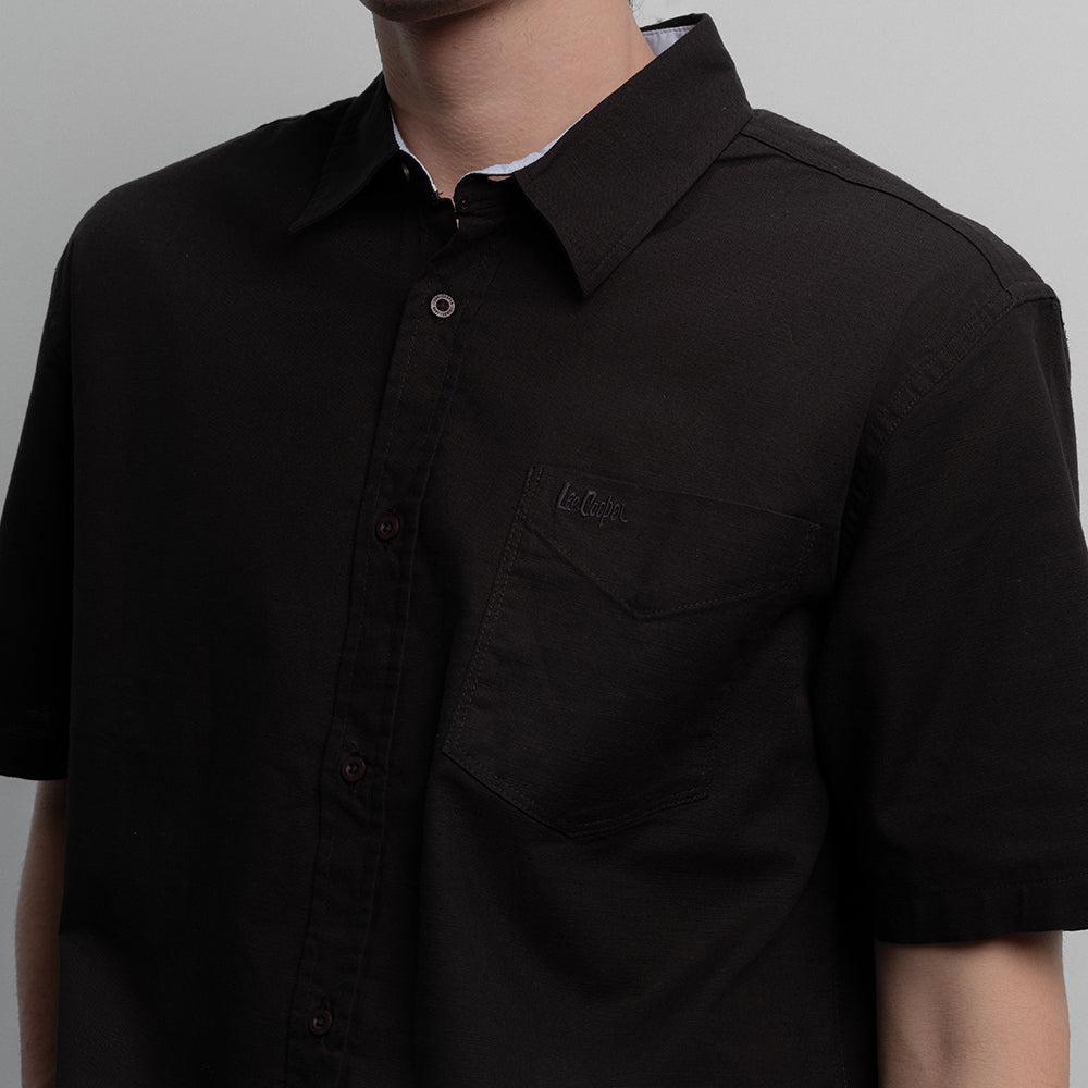 Lee Cooper Short Shirt Marlow Black