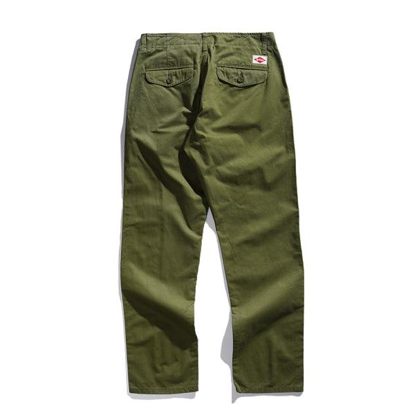 Lee Cooper Straight Fit Long Chino Myles Olive