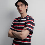 Lee Cooper T-Shirt British Stripe Navy