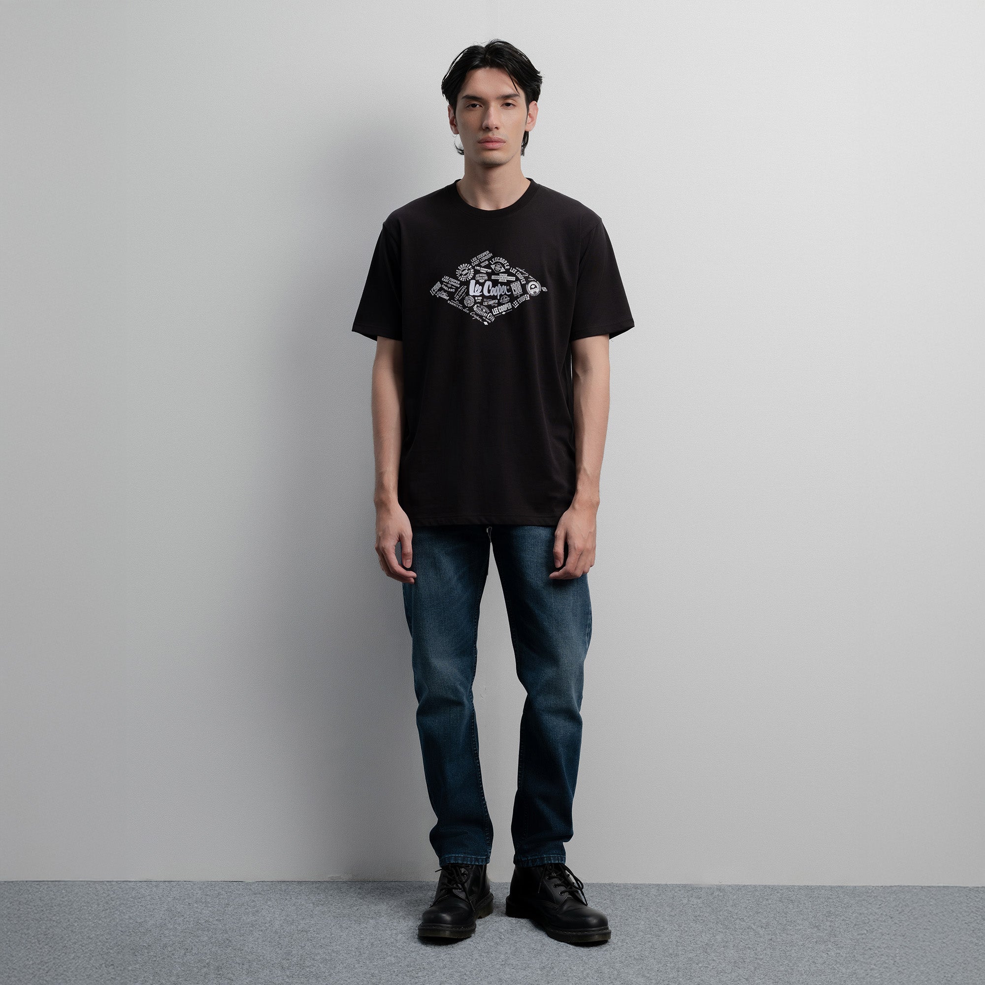 Lee Cooper T-Shirt Logograph Black
