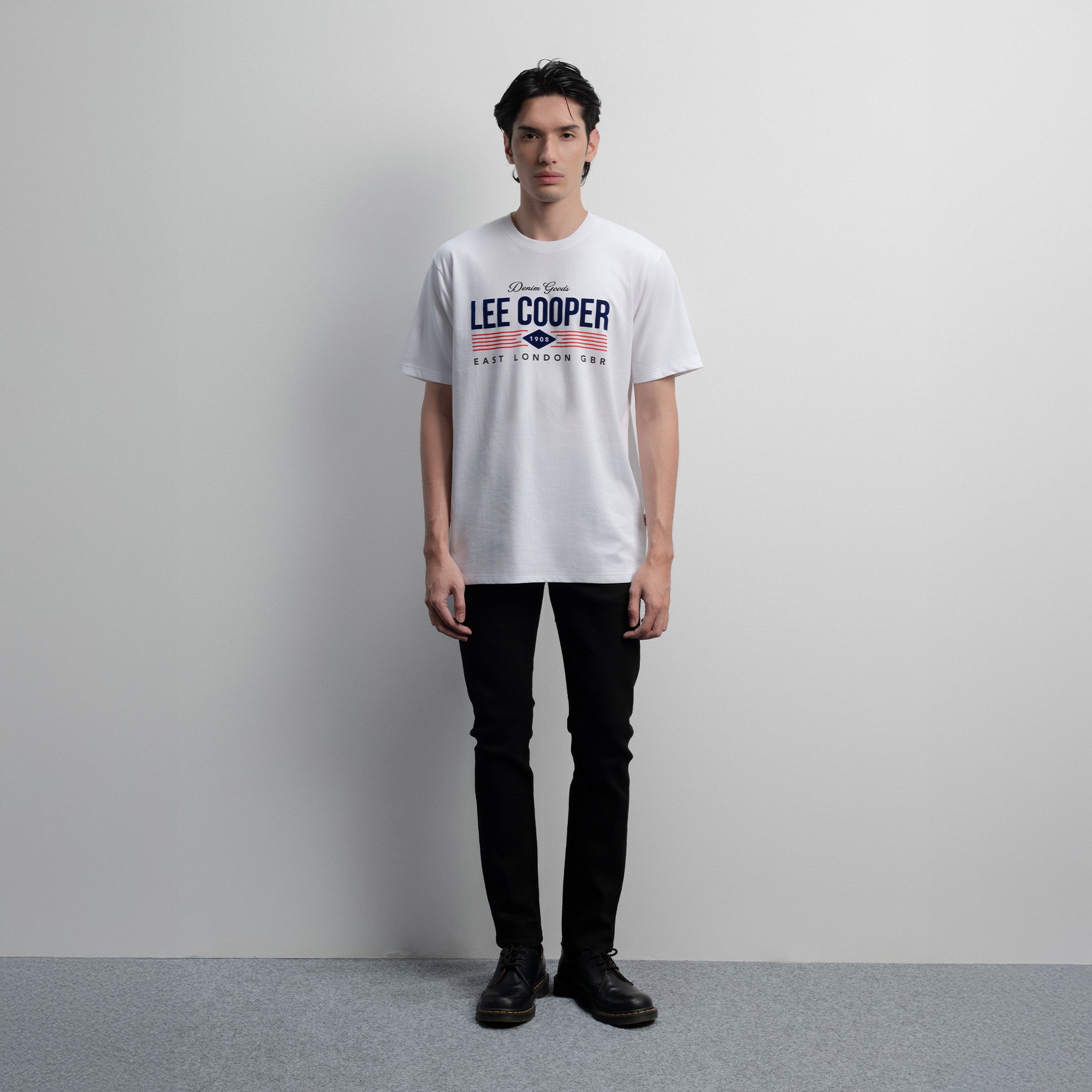 Lee Cooper T-Shirt Denim Goods 1908 White