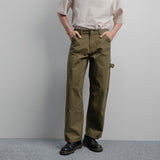 Lee Cooper Long Double Knee Pants Olive