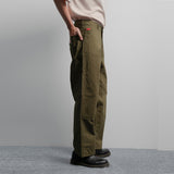 Lee Cooper Long Double Knee Pants Olive
