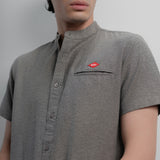 Lee Cooper Shirt Koko Short Leighton Dark Grey