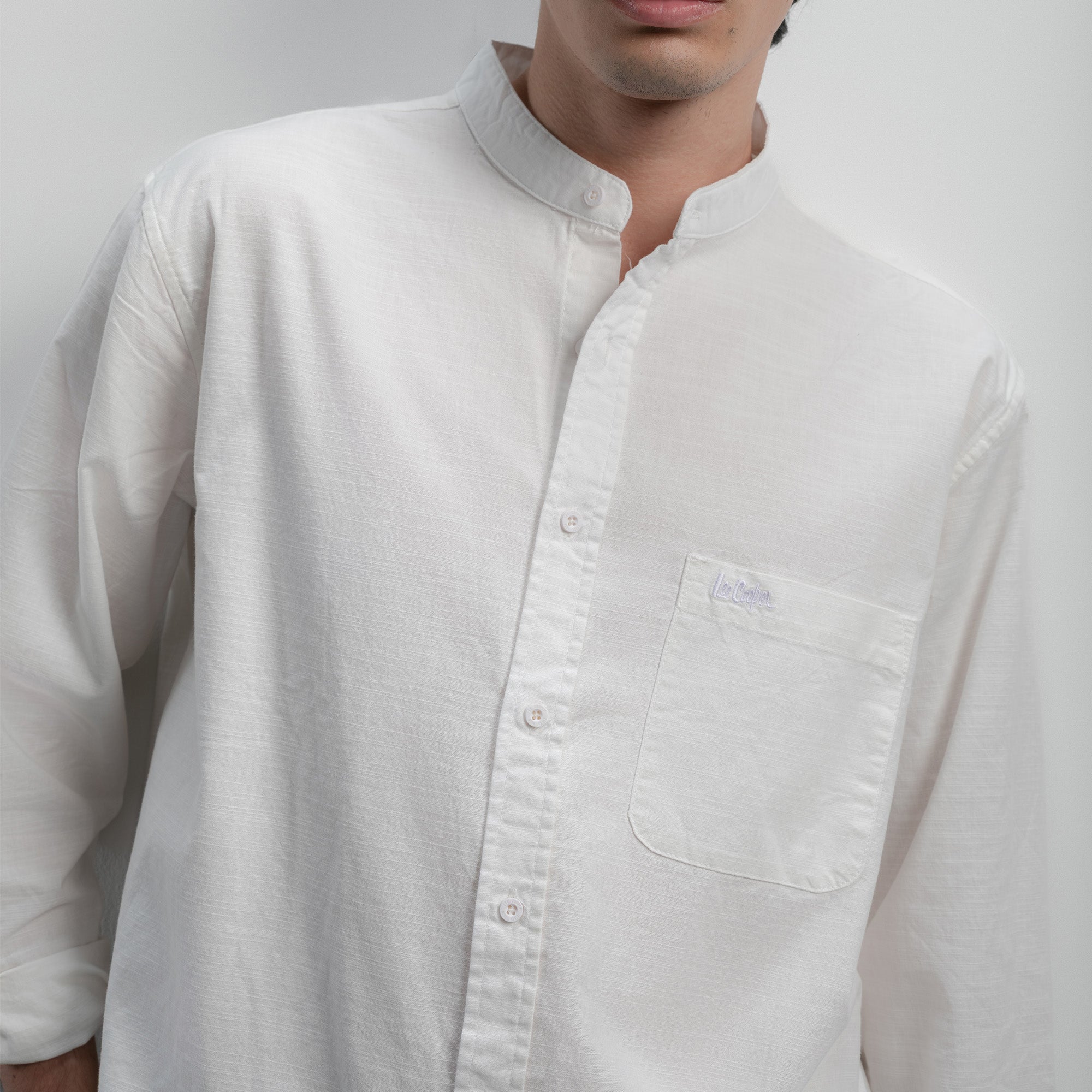 Lee Cooper Long Shirt Koko Pelham Off White
