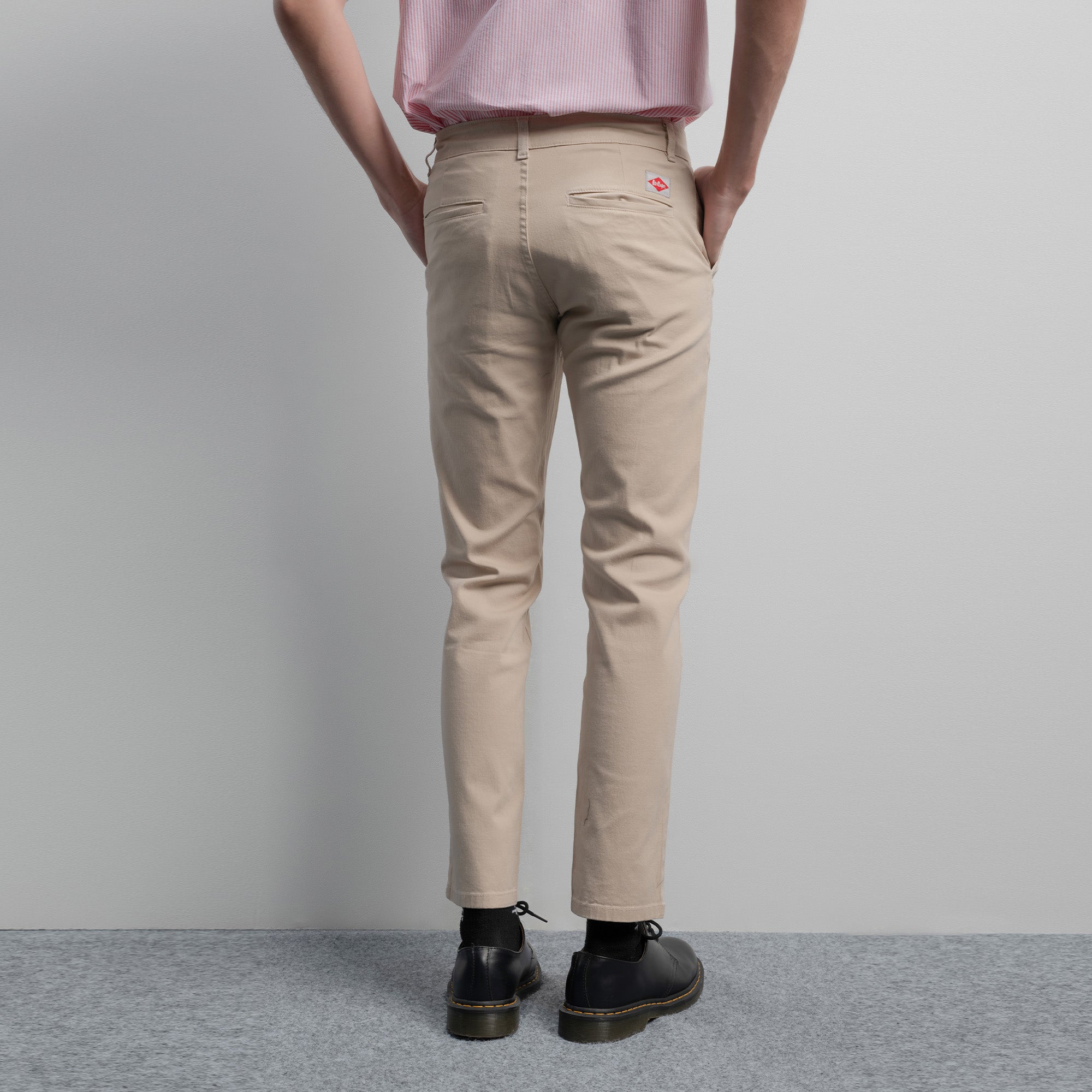 Lee Cooper Slim Fit Long Chino Abe Cream
