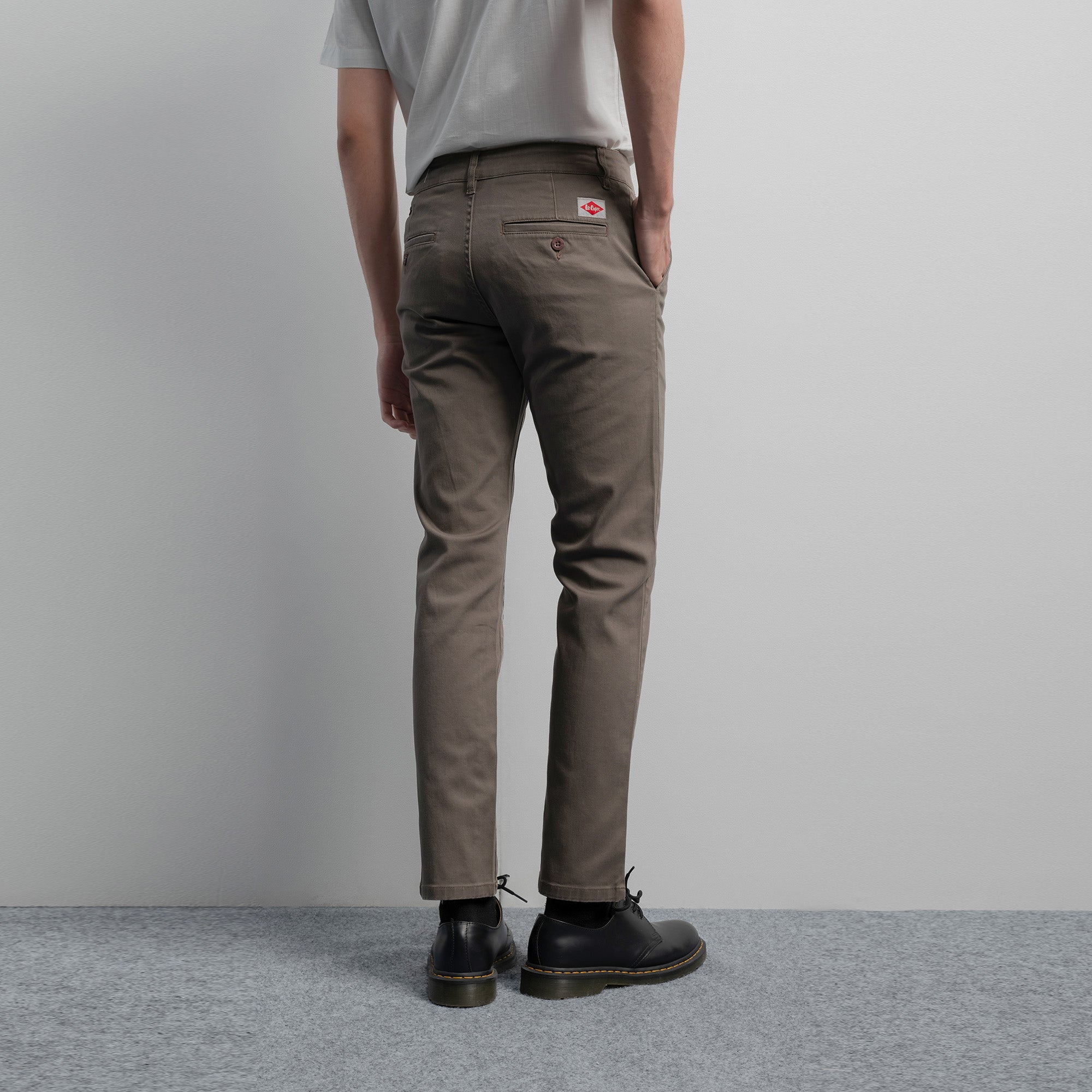 Lee Cooper Slim Fit Long Chino Philips Cement