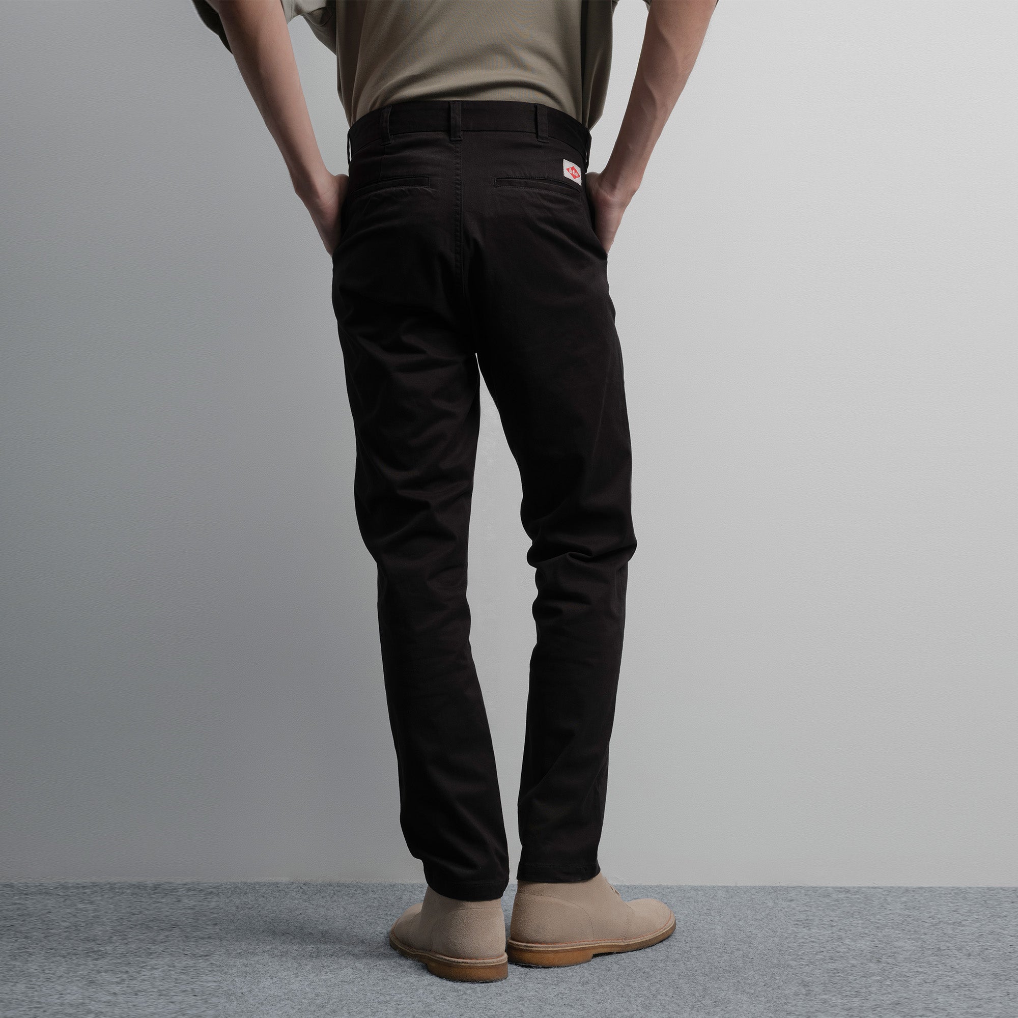 Lee Cooper Slim Fit Long Chino Abe Black