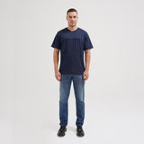 Lee Cooper T-Shirt Sans Serif Typo Navy