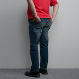 Lee Cooper Tapered Fit Jeans Arthur Worn Dark Blue Deep