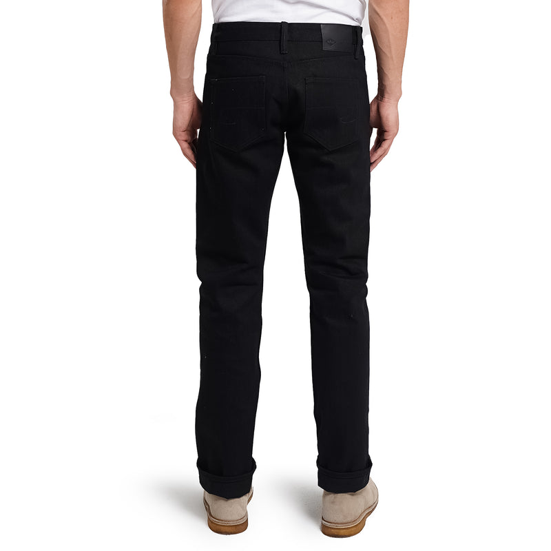 Lee Cooper Tapered Fit Jeans Selvedge Arthur Dry Black