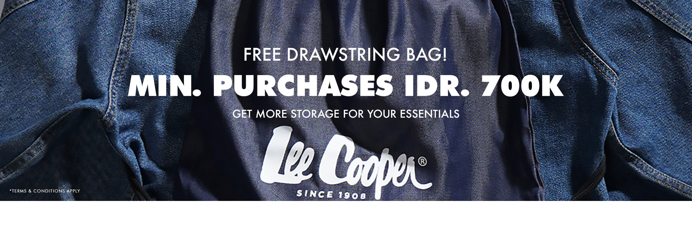 Buy Lee Cooper Mini Denim Shirt Dress with Belt | Splash KSA