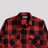 Lee Cooper Flannel Shirt Ethan Red Black