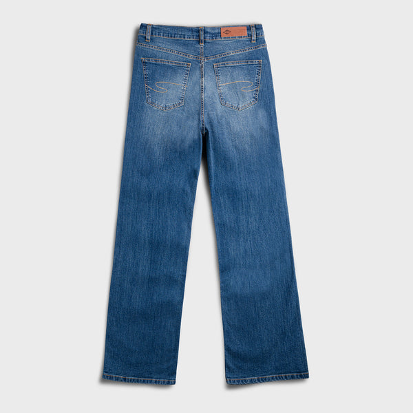 Lee Cooper Women Long Jeans Ivy Classic Dark Blue