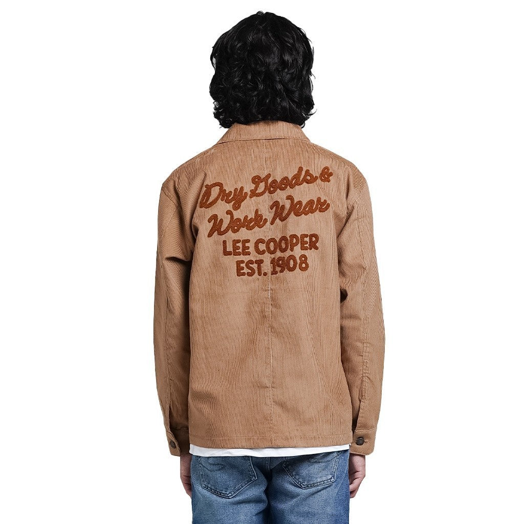 LEE COOPER JACKET CHORE KORDUROY BROWN