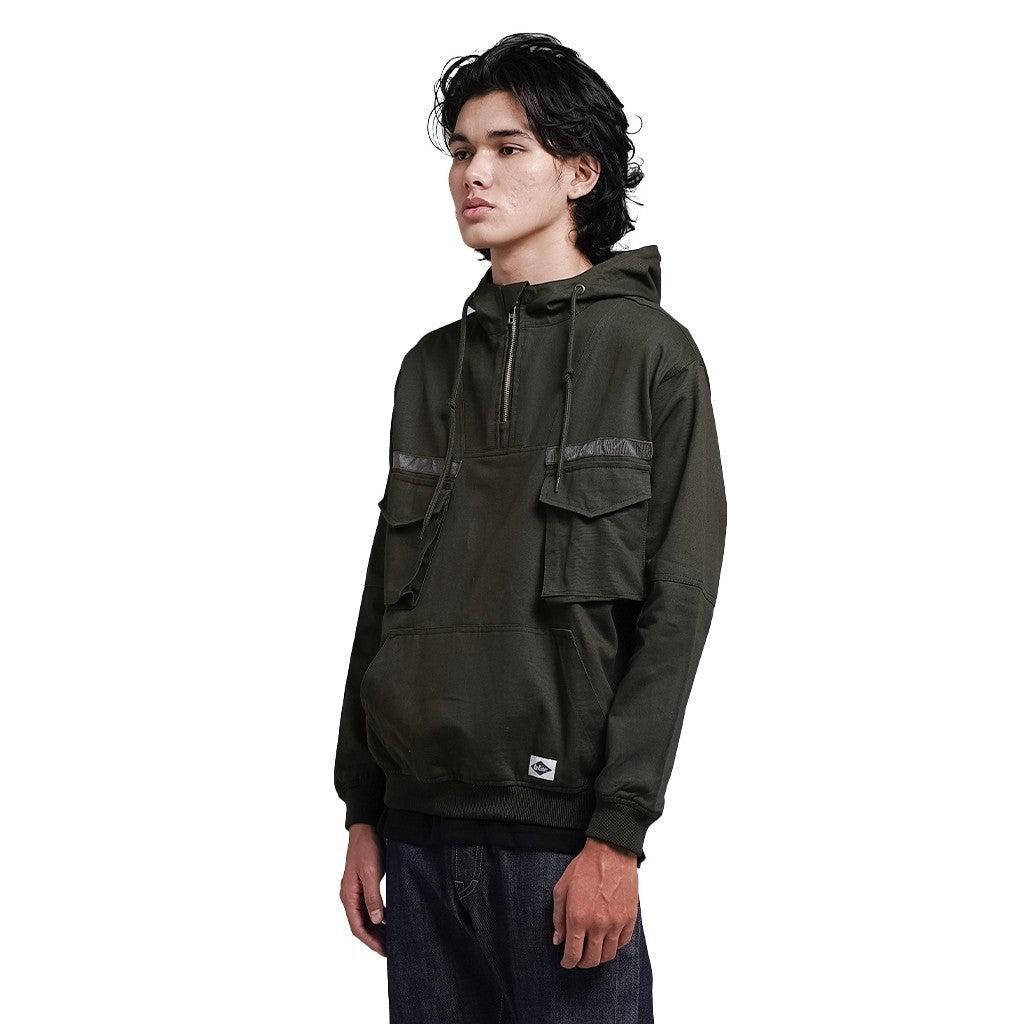 Lee Cooper Long Jacket Earl Olive