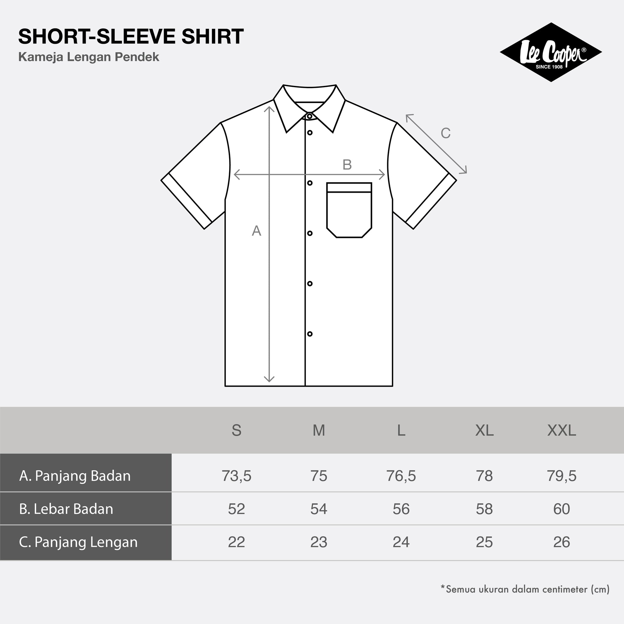Lee Cooper Shirt Koko Short Leighton Blue