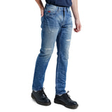 Lee Cooper Tapered Fit Jeans Arthur Repaired Light Blue