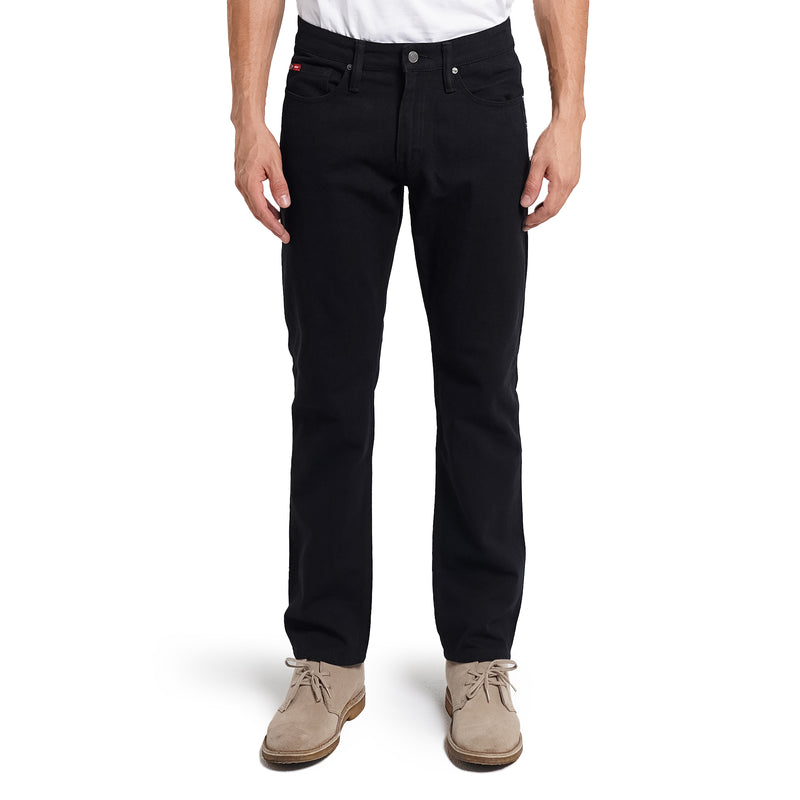 Lee Cooper Tapered Fit Jeans Arthur Rinse Black Noir Medium Raw