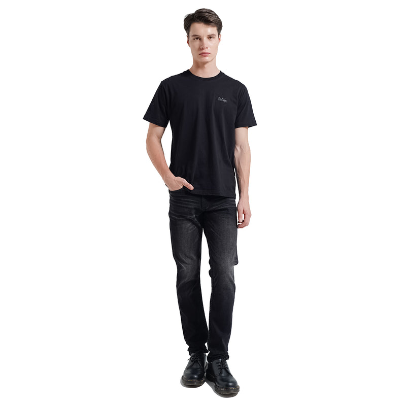 Lee Cooper Tapered Fit Jeans Arthur Worn Black Midnight