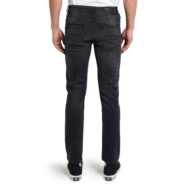 Lee Cooper Tappered Fit Jeans Arthur Worn Dark Black