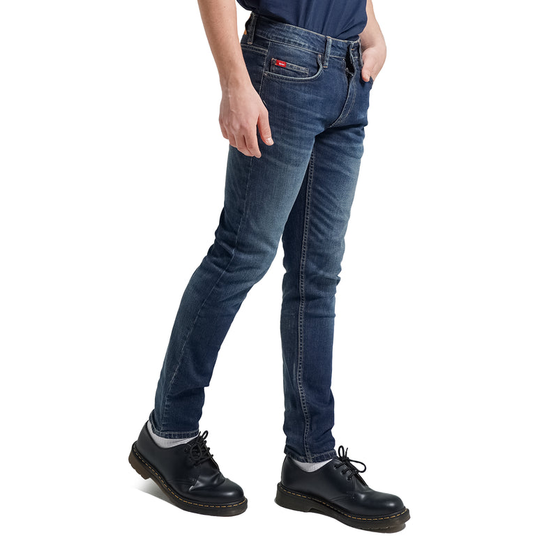 Lee Cooper Tapered Fit Jeans Arthur Worn Dark Blue 32