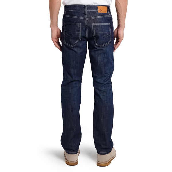 Lee Cooper Tapered Fit Jeans Arthur Worn Dark Blue Night