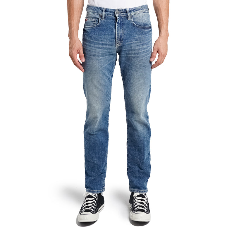 Lee Cooper Tapered Fit Jeans Arthur Worn Light Blue Steel