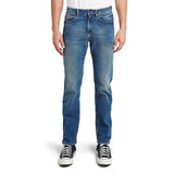 Lee Cooper Tapered Fit Jeans Arthur Worn Medium Blue Ocean